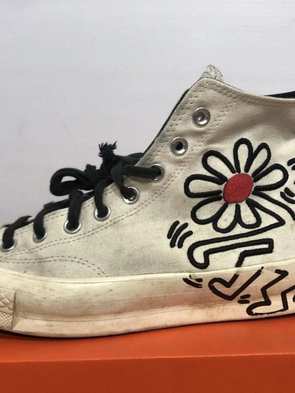 Converse All-Star Chuck Taylor Keith Haring High Sneakers Mens 9 Womans 11